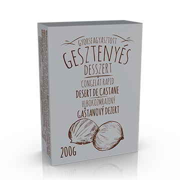 Gesztenyés desszert
