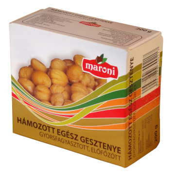 Maroni quick frozen pre-cooked, peeled whole chestnut